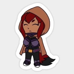 Rubi Chibi Cloak Sticker